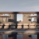 Moderner Hippo Loungesessel von Norr11 in minimalistischem skandinavischem Design