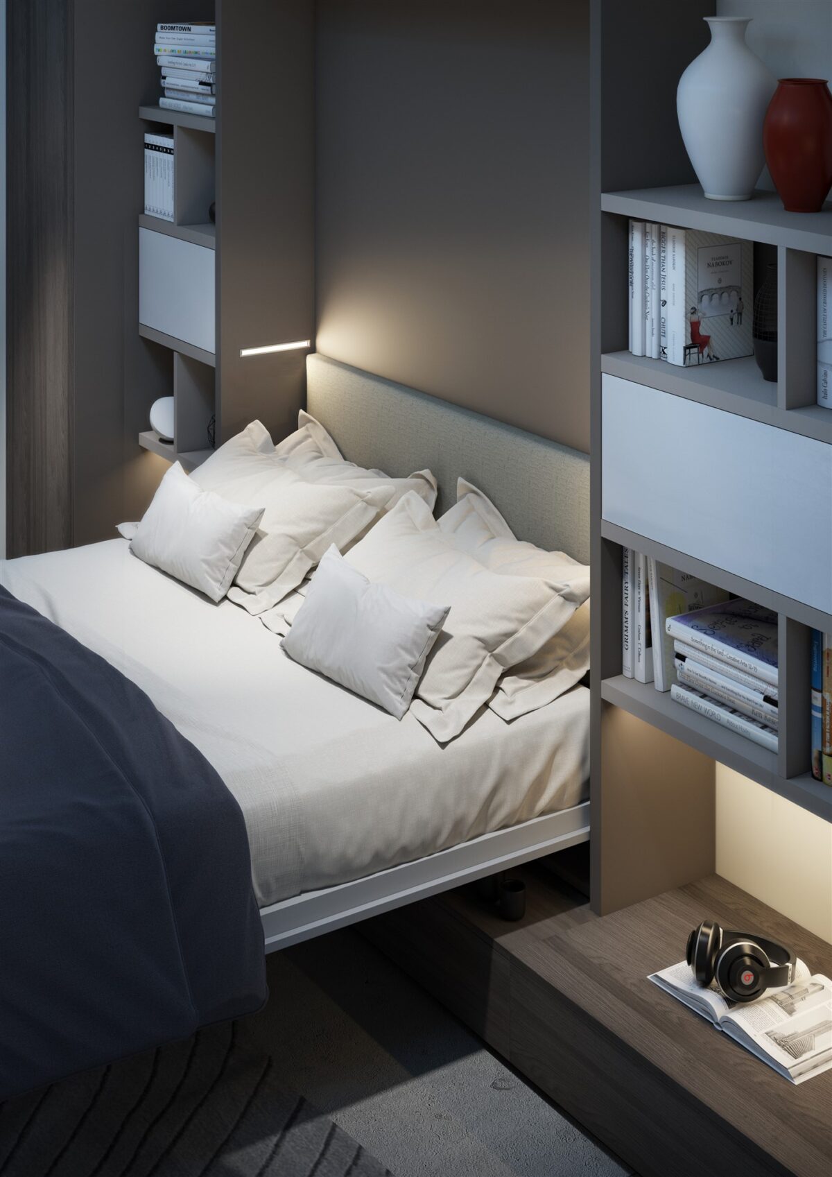 Wallbed Italia - Schrankbett + Sofa Beispiel 3 – Bild 10