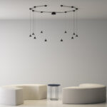 Moderne Axolight Pivot Designerleuchten mit flexiblen Gelenken für stilvolle Beleuchtung.