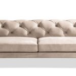Luxuriöses Cantori Atenae Sofa mit eleganten geschwungenen Linien und hochwertiger italienischer Polsterung.