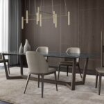 Moderner Hektor Esstisch von Olivieri mit elegantem Design und hochwertiger Verarbeitung.