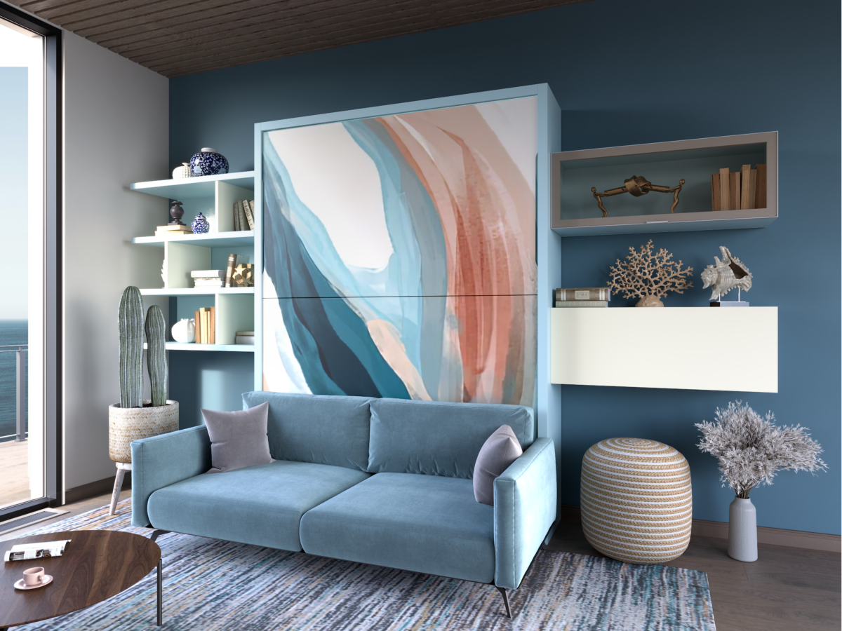 Wallbed Italia - Schrankwand / Schrankbett Beispiel 1