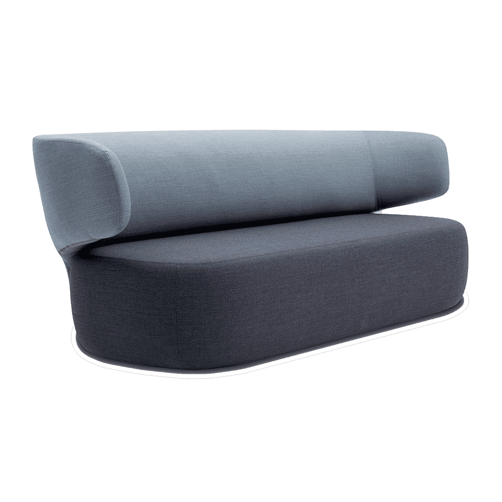 Elegantes Softline Sofa Basel in modernem Design für stilvolle Wohnräume.