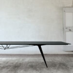 Ausziehbarer Esstisch Extendo T12 aus Holz für moderne Esszimmer.