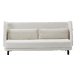 Graues Schlafsofa Jason von Softline mit modernem Design und praktischer Schlaffunktion.