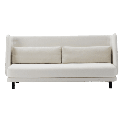 Graues Schlafsofa Jason von Softline mit modernem Design und praktischer Schlaffunktion.