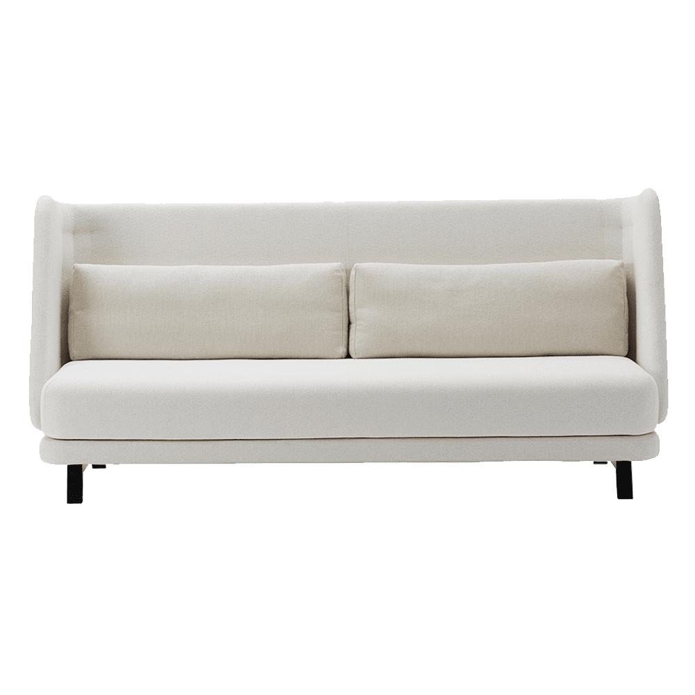 Graues Schlafsofa Jason von Softline mit modernem Design und praktischer Schlaffunktion.
