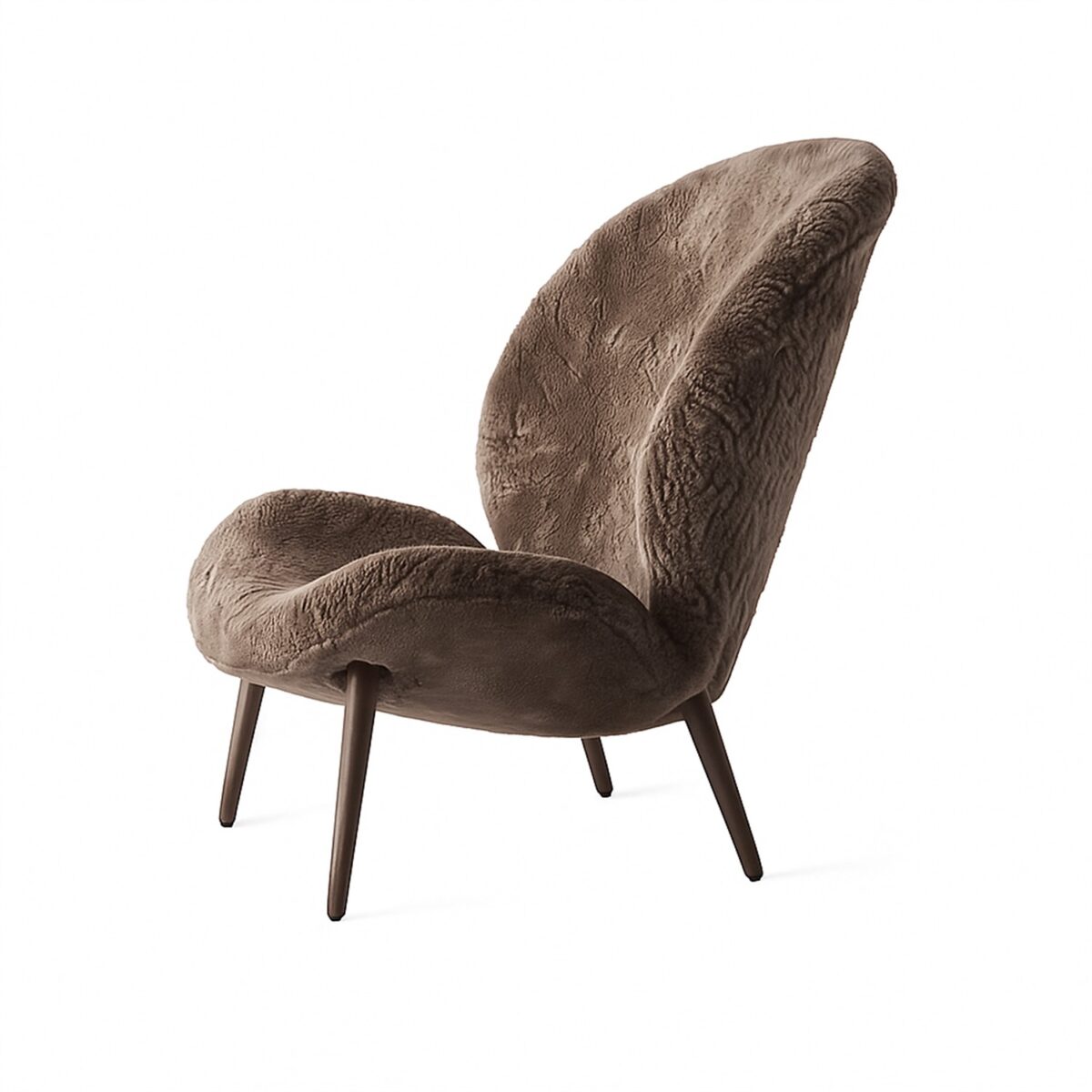 Vipp 466 Lounge-Sessel in modernem Design für stilvolle Wohnräume.