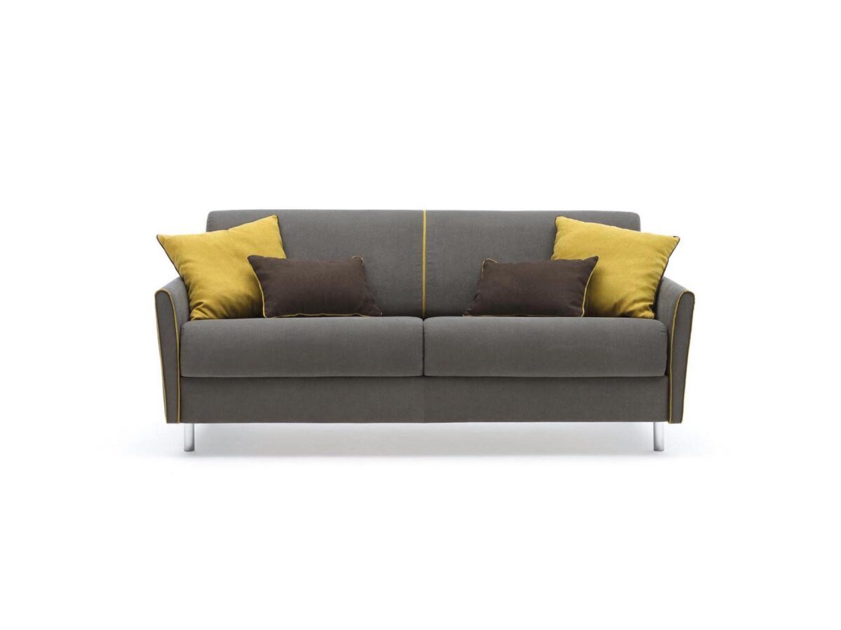 Modernes Lecomfort Schlafsofa Tahiti 1 in elegantem Design für komfortables Wohnen und Schlafen.