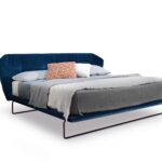Modernes New York Bett von Saba Italia mit elegantem Design und hochwertiger Verarbeitung.