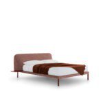 Modernes Marty Bett von Bolzan mit gepolstertem Kopfteil für stilvolles Schlafzimmer-Design.