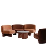 Modernes Bolete Lounge Bio Sofa von Andreu World in elegantem Design