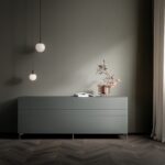 Form 1 Sideboard - modernes, minimalistisches Möbelstück mit klaren Linien für zeitgemäße Wohnräume.