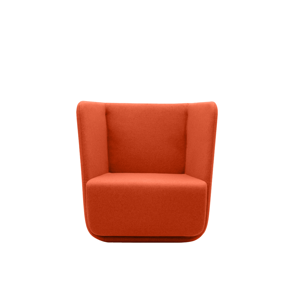 Moderner Softline Basket 2 Loungesessel mit weichen Polstern und zeitlosem Design.