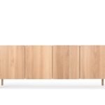 Modernes Gazzda Dvor Sideboard aus geölter Eiche mit eleganten Schubladen für Ihr Wohnzimmer
