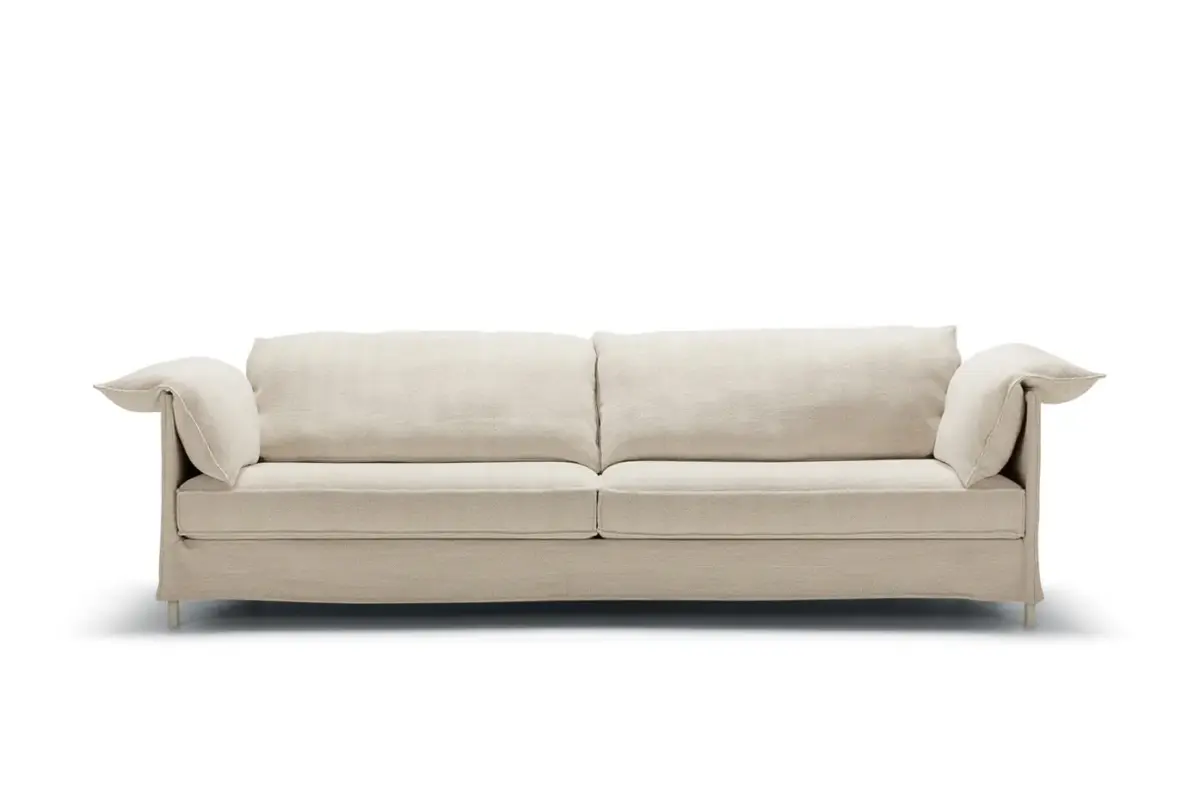 Graues 4-Sitzer Sofa Lotus von SITS mit modernem Design für stilvolles Wohnen.