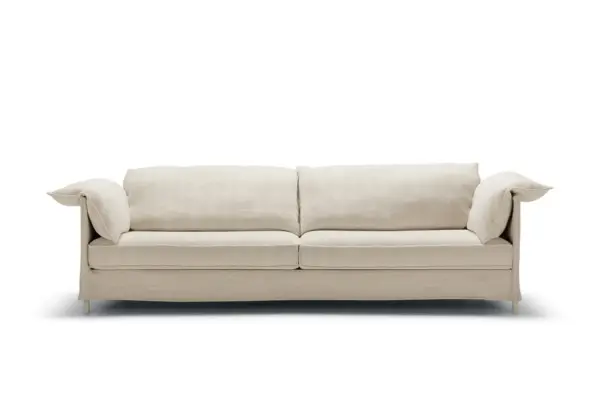 Modernes Lotus Sofa von Sits in elegantem Grau für stilvolle Wohnzimmer.