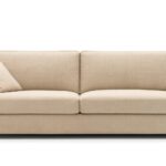 Modernes Zweisitzer-Sofa Ventura Cayman in grauem Stoff für stilvolle Wohnzimmer.