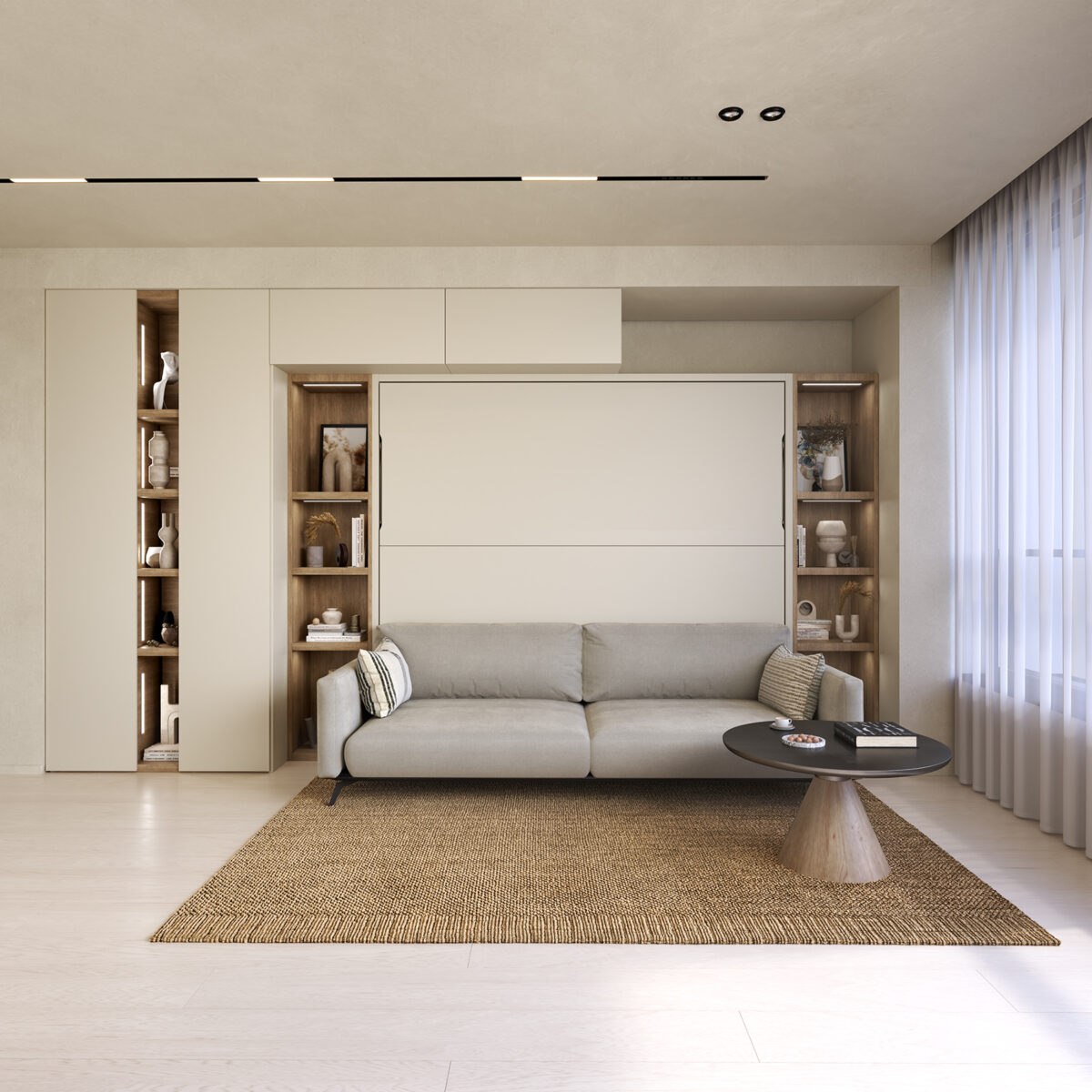 Wallbed Italia - Schrankwand / Schrankbett Beispiel 2 – Bild 2