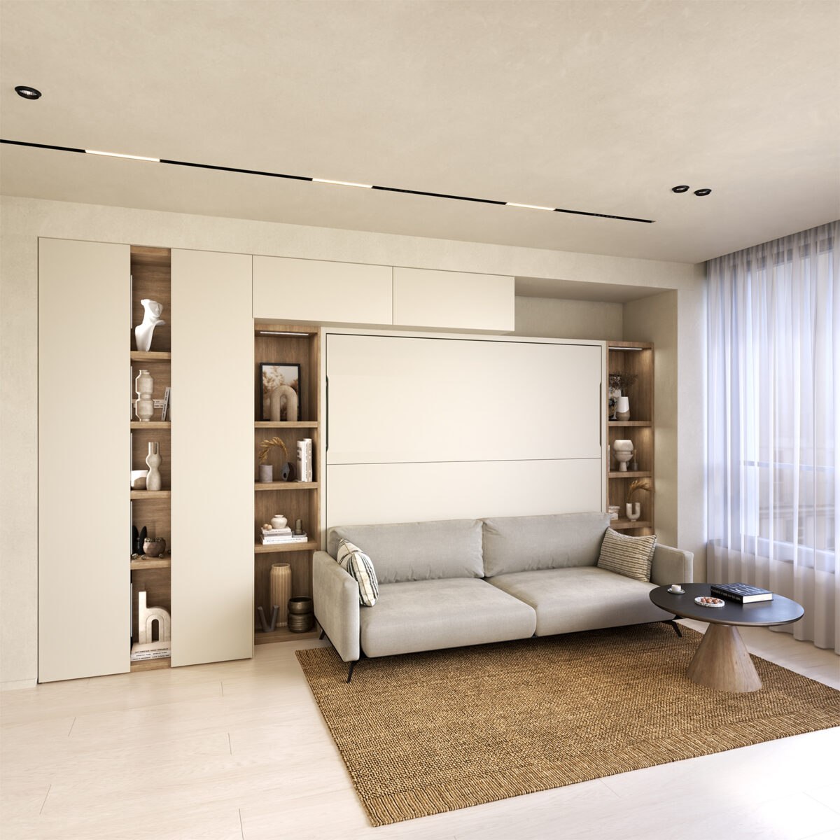Wallbed Italia - Schrankwand / Schrankbett Beispiel 2 – Bild 8