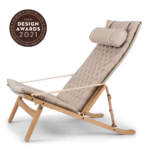 Carl Hansen FK10 Plico Klappstuhl aus Holz mit modernem, platzsparendem Design.