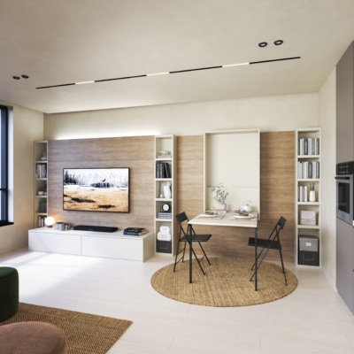 Wallbed Italia - Schrankwand / Schrankbett Beispiel 2